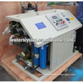 Salt water treatment system (marine water maker)